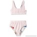 Splendid Big Girls' Sport Bralette Bikini Top and Swimsuit Bottom Off Tropic Cream B07H81QSP2